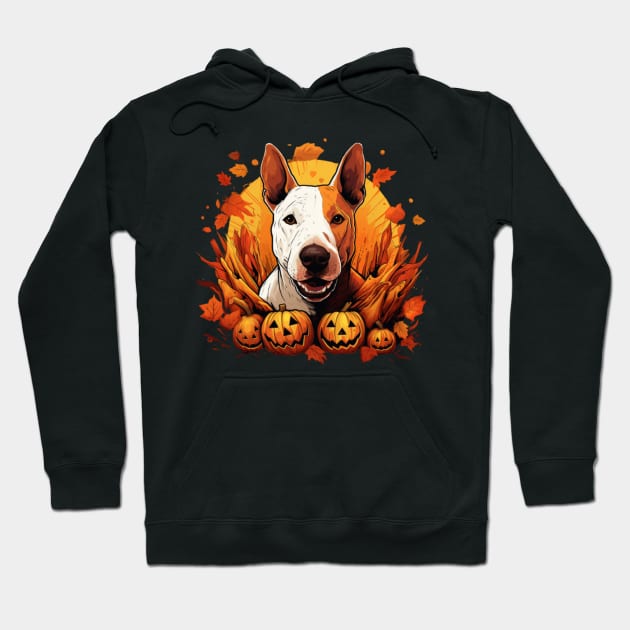 Halloween Bullterrier Hoodie by NatashaCuteShop